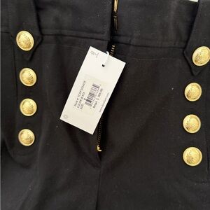 Stylish trousers with gold buttons size 8 never worn